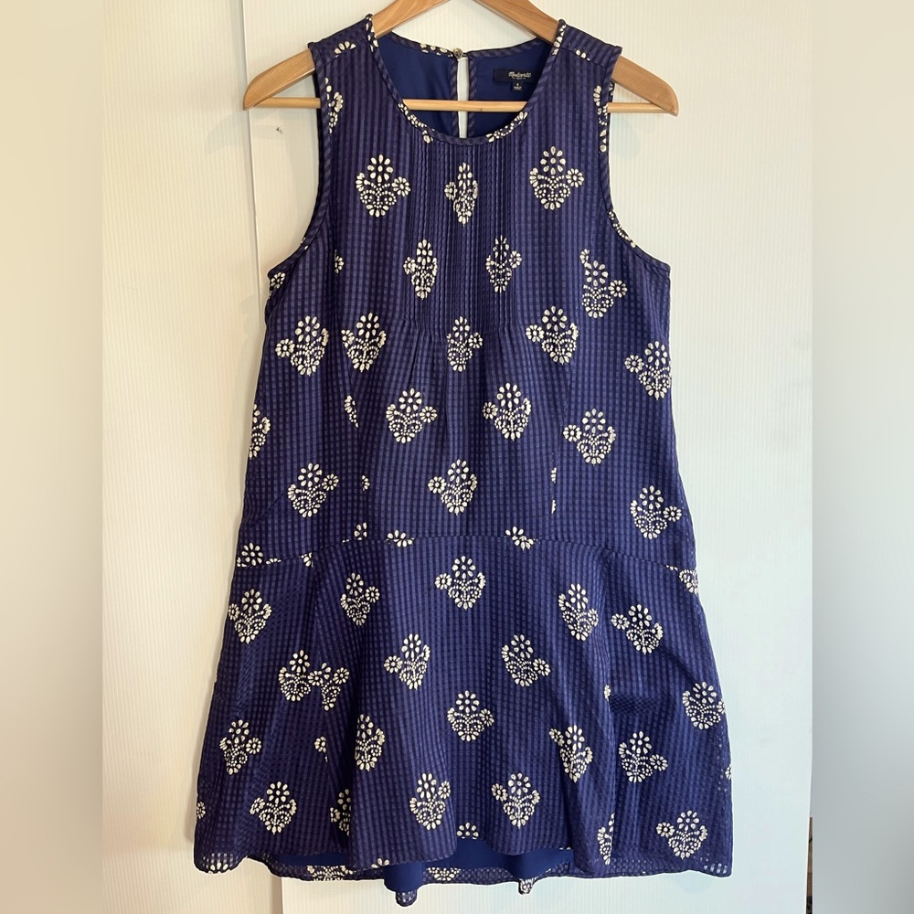 MADEWELL silky blue dress